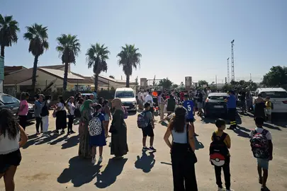 Vuelta al cole esta mañana en San Juan del Puerto