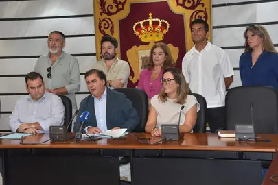 Rueda de prensa del alcalde y su equipo de Gobierno