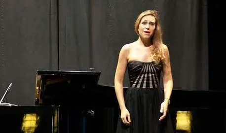 La soprano Aurora Gómez