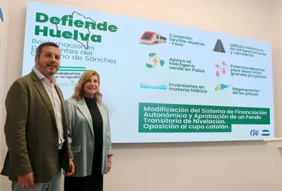 Romero y Centeno, ante el panel reivindicativo del PP