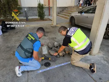 Parte de la incautación realizada