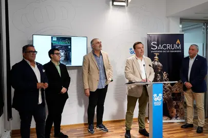 Presentación de la Feria internacional Sacrum en la Diputación de Huelva
