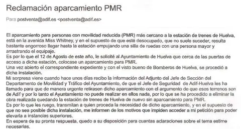 Captura de pantalla de la carta