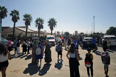 Comienzo de curso de este año en un centro escolar