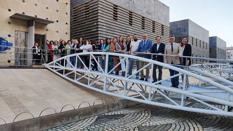 Foto de familia en la Jornada Contigo de Emahsa