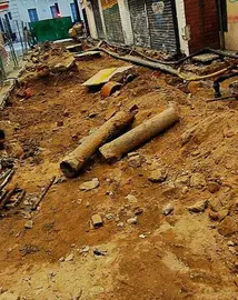 Tuberías en el Pasaje