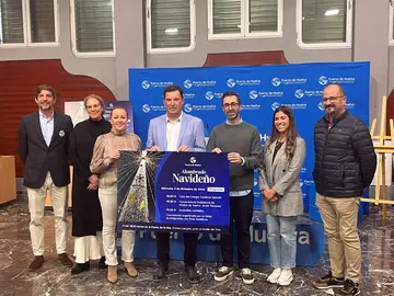 Presentación iluminación navideña Puerto de Huelva