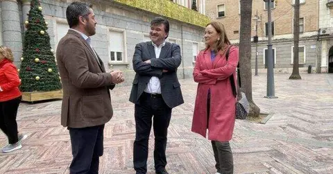 Gabriel Cruz, esta mañana en Huelva