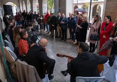 Inauguración navideña en la Diputación