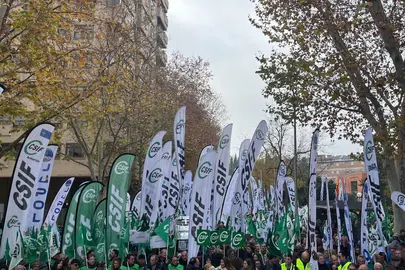 Concentración de CSIF en Madrid