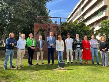 Equipo de Gobierno cuando presentó su hoja de ruta para el Recre