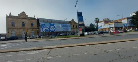 Imagen central de la Avenida de Italia esta mañana