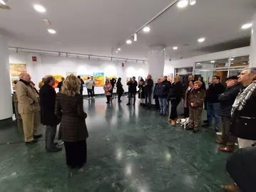 Aspecto de la sala de exposiciones