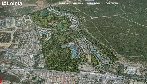 Captura de pantalla de la promotora Loiola
