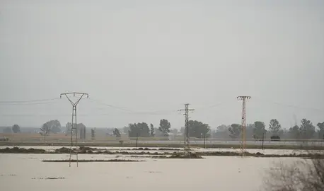 Terreno anegado en Riotinto