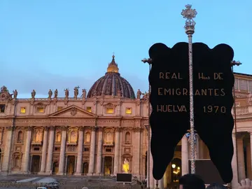 El Simpecado de Emigrantes, en San Pedro