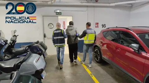 Momento de la detención (Foto: PN)