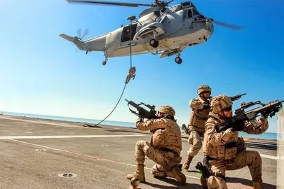 Maniobras militares en Huelva