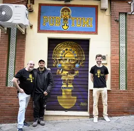 Manomatic, Pepelu y Saúl Serrano en las puertas del Tumi