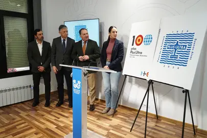 Presentación del logotipo en la Diputación
