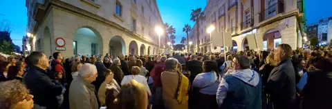 Masiva asistencia a la protesta