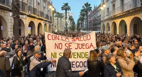 Concentracion por la sanidad