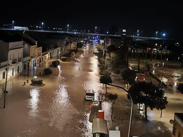 Imagen anoche de San Juan del Puerto