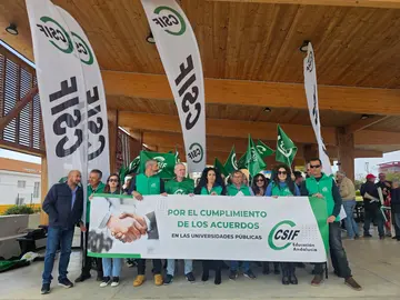 Concentración de CSIF en la UHU