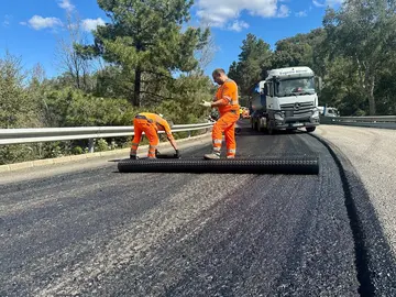 Actuación de urgencia en la N-435