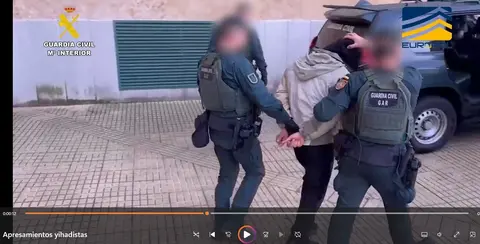 Una de las detenciones de la célula con ramificación en Huelva