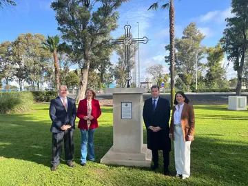 Autoridades marcando el camino, esta mañana