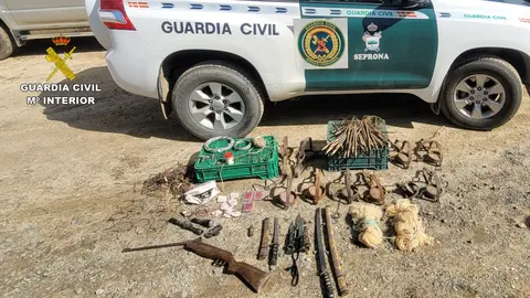 Cepos, lazos y otros medios intervenidos