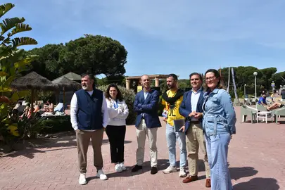 Recibimiento en las instalaciones del Barceló