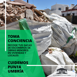 Escombros en las calles