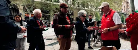 Reparto de fresas en Zaragoza