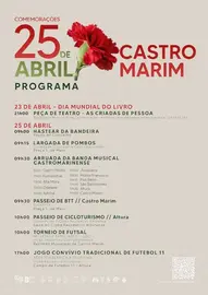Cartel 25 de Abril Castro Marim
