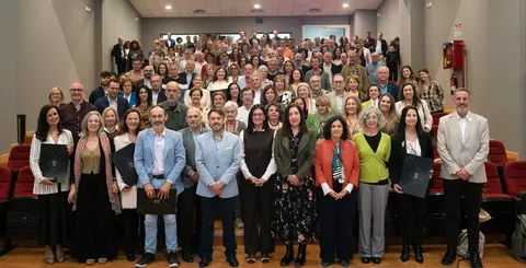 Acto de homenaje al personal docente