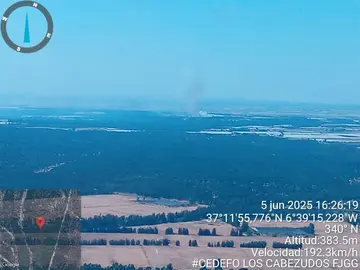 Otro incendio declarado en el término municipal de Lucena del Puerto