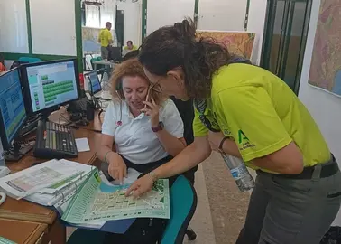 Algunos miembros del operativo del Plan Romero 2025 / Fotografía: 112