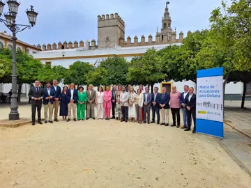 Firmantes del acuerdo del entorno del parque natural.