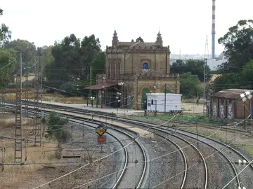 Antigua estación de San Juan del Puerto.