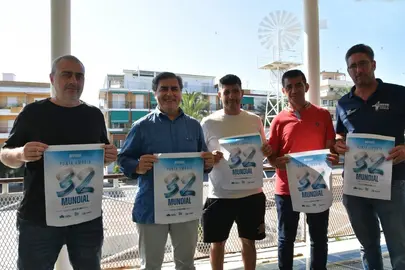 Presentación del Mundial de Futbolín.