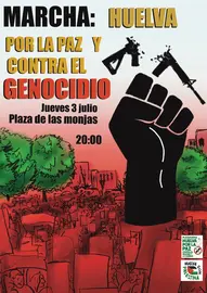 Cartel de la marcha del 3 de julio.