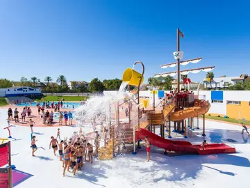 Parque acuático en Palos.