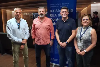 Momentos antes del simposio.