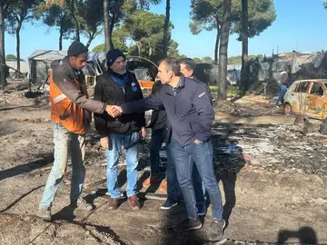 Asentamientos en Doñana.