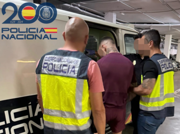 Momento de la detención.