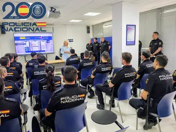 Nuevos agentes de la Policia Nacional en 2025.