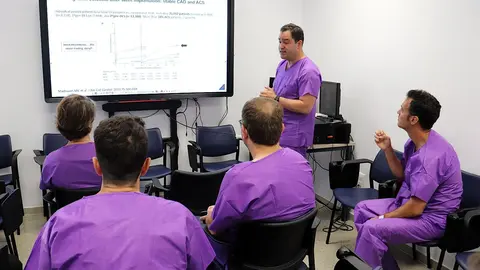 Cardiólogos en el Juan Ramón Jimenez