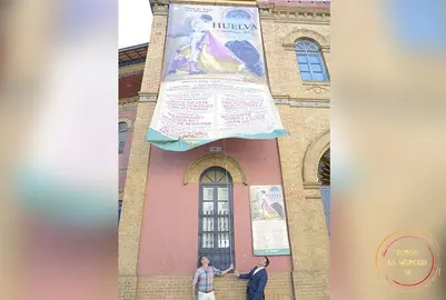 Cartel gigante de las Colombinas.